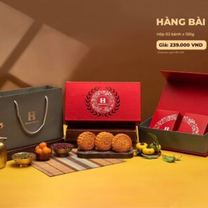 bánh trung thu Madame Hương hộp hàng bài